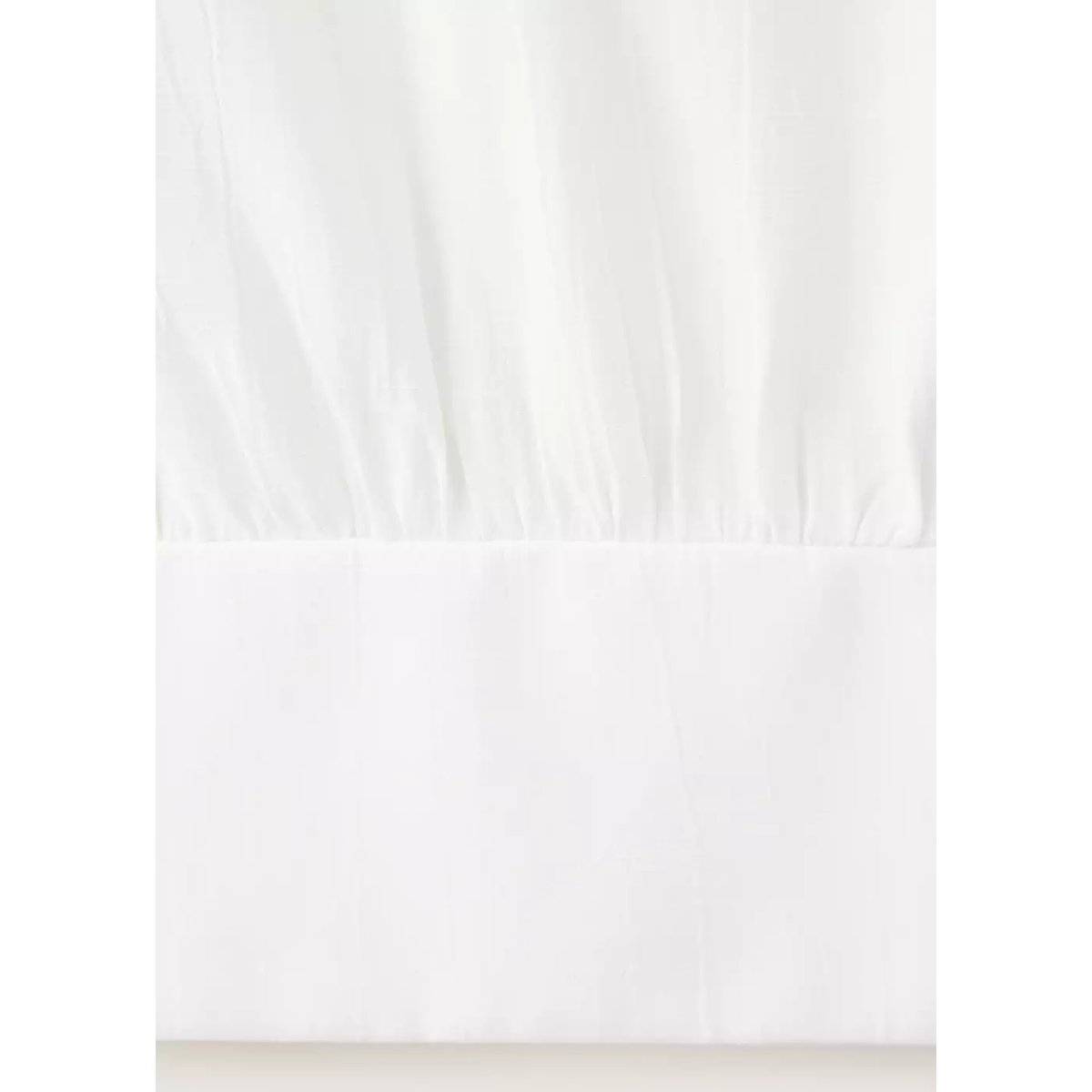 Chemisier texturé bouffant blanc cassé, MANGO TEEN
