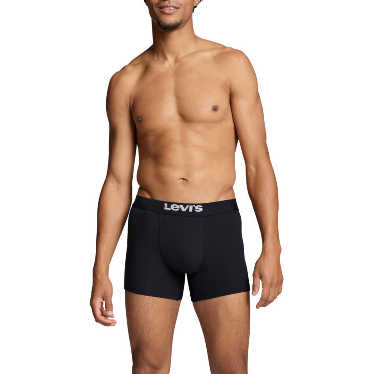 Lot de 2 boxers unis noir noir, LEVI'S