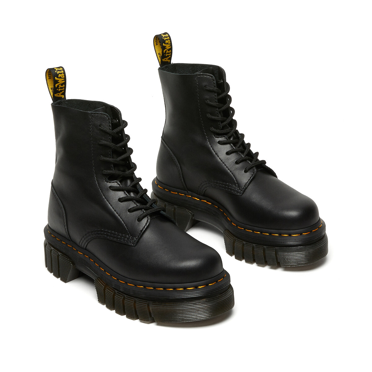Botas em pele, Audrick 8 preto , DR. MARTENS