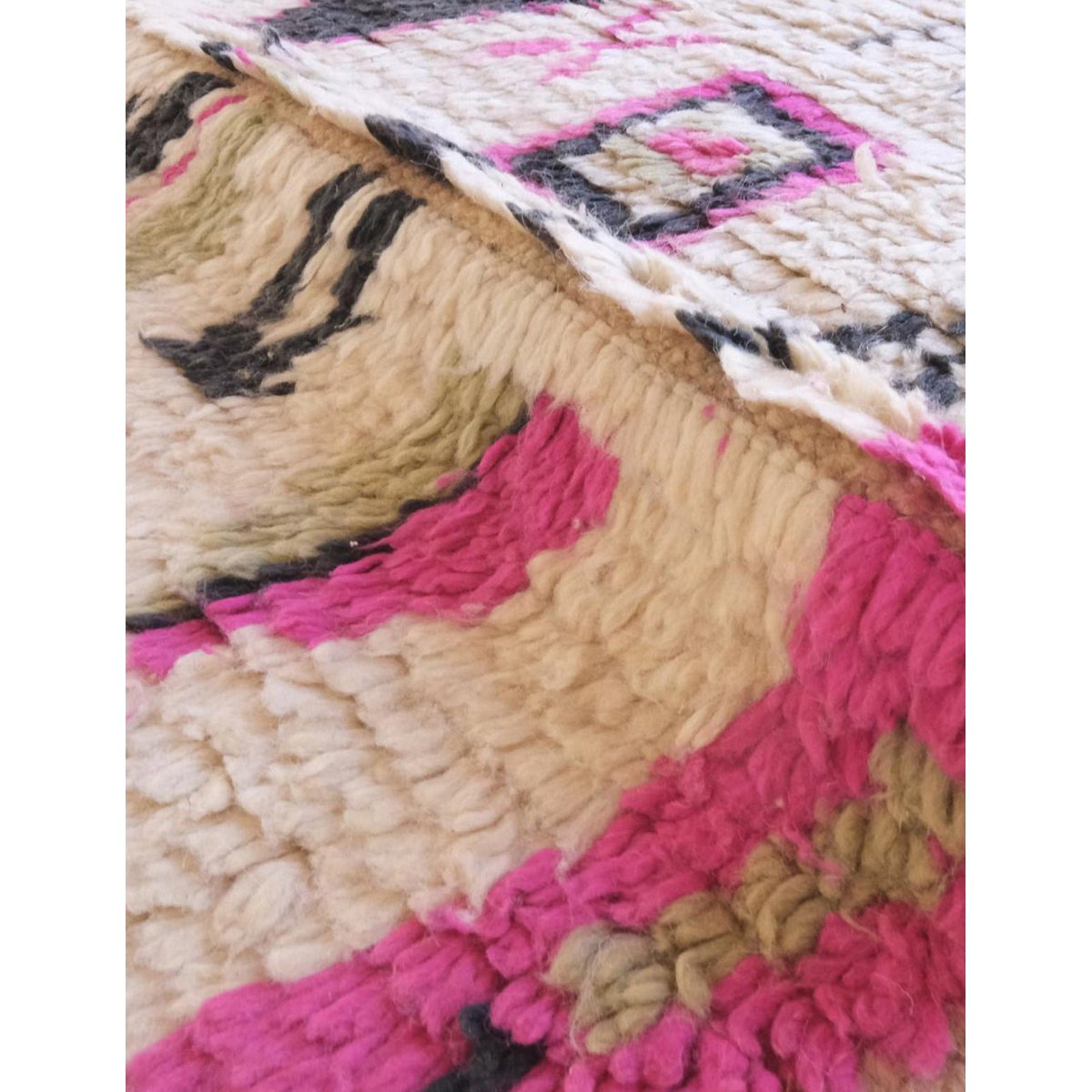 Tapis berbère marocain pure laine 179 x 274 cm palette colorée, AFK LIVING