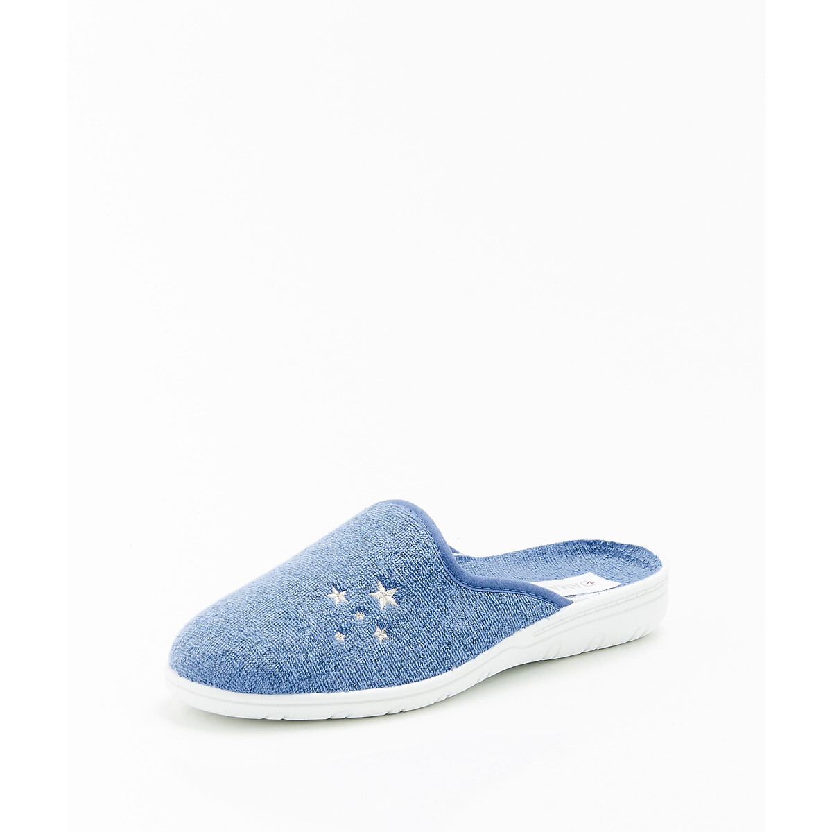 Chaussons mules bleu opaline, DAMART