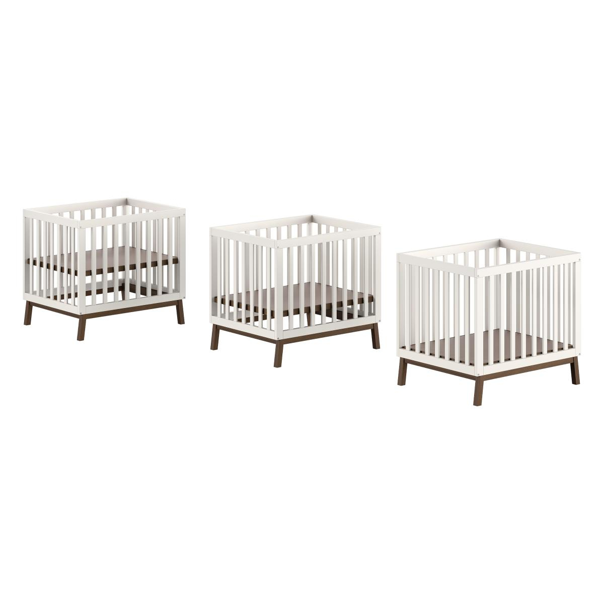 Parc Bébé sezane 95x75 clay/noix couleur unique, VIPACK