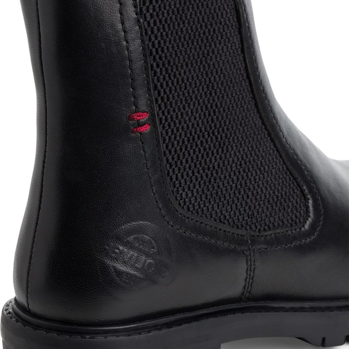 Bottine Chelsea en cuir noir, S.OLIVER