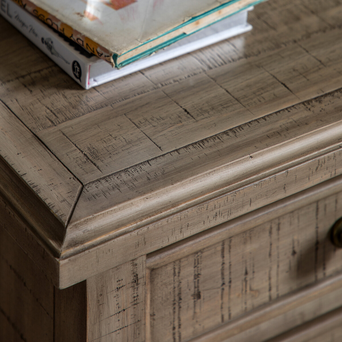 Vinton American Pine 3 Drawer Bedside natural, ÉDITÉ