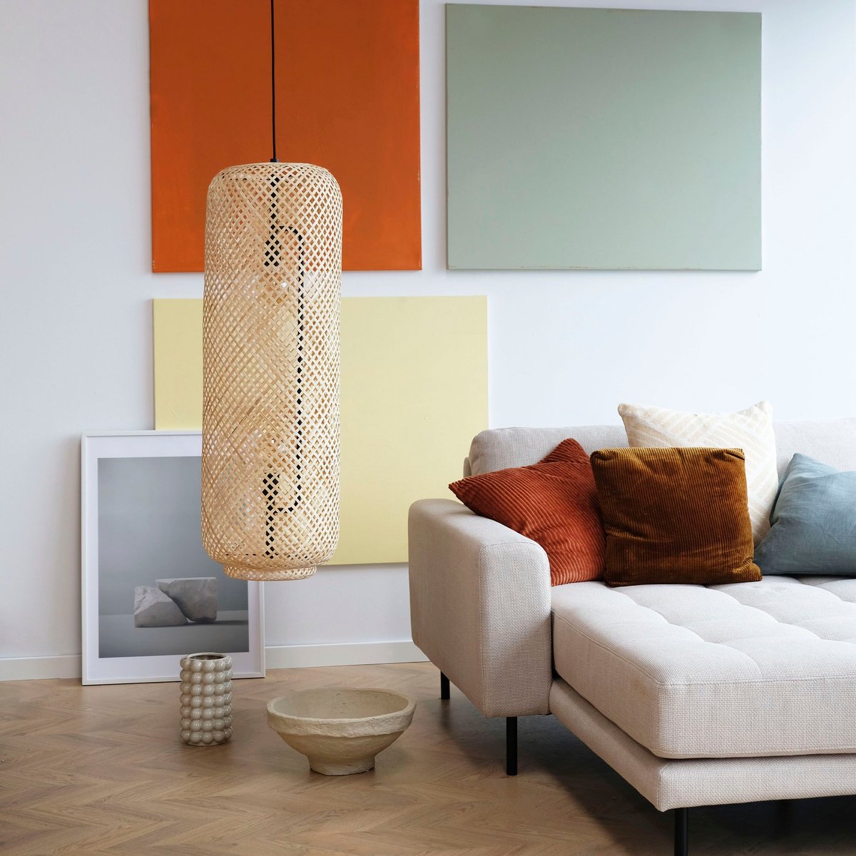 Suspension grand BOOM beige, DYBERG LARSEN