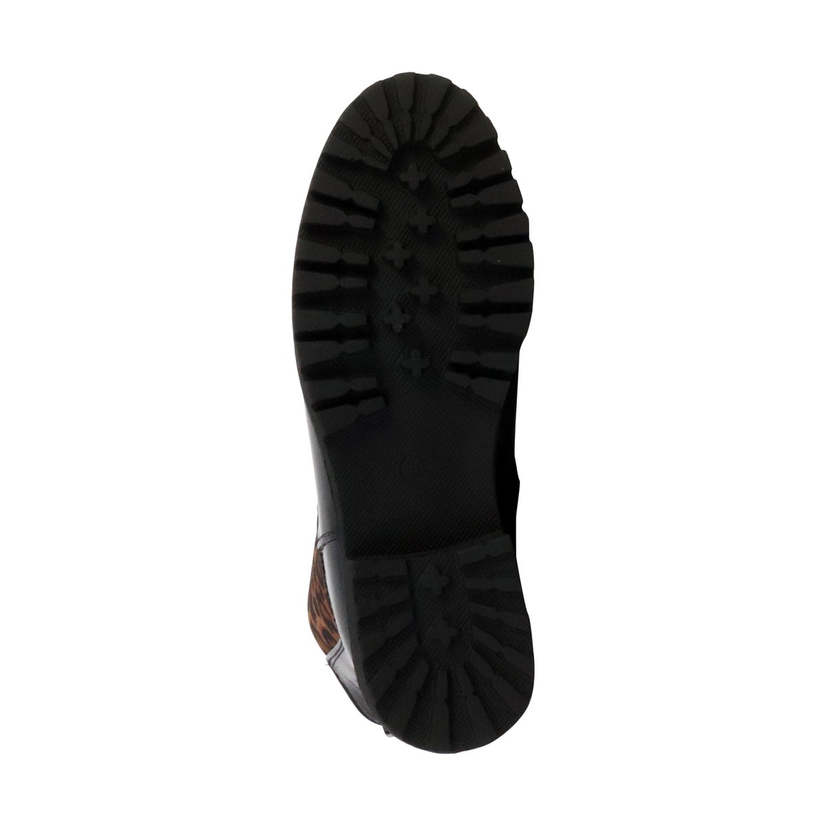 Bottines à Zip noir/léopard, THE DIVINE FACTORY