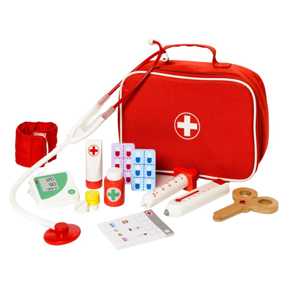 Mallette docteur et ses 14 accessoires blanc, OXYBUL 