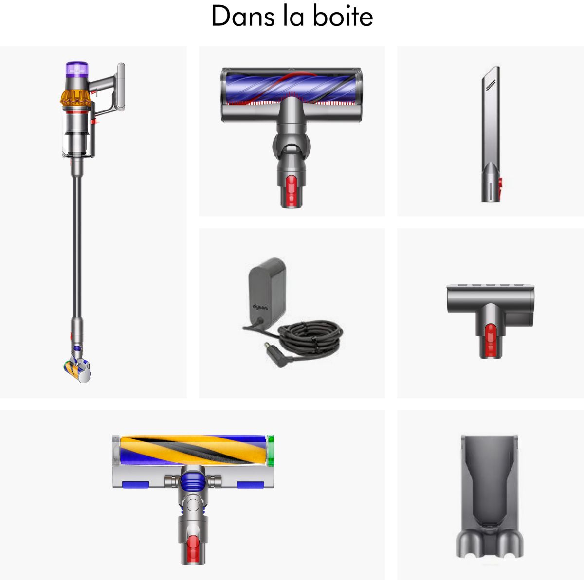 Aspirateur balai V12 Detect Slim Absolute couleur unique, DYSON