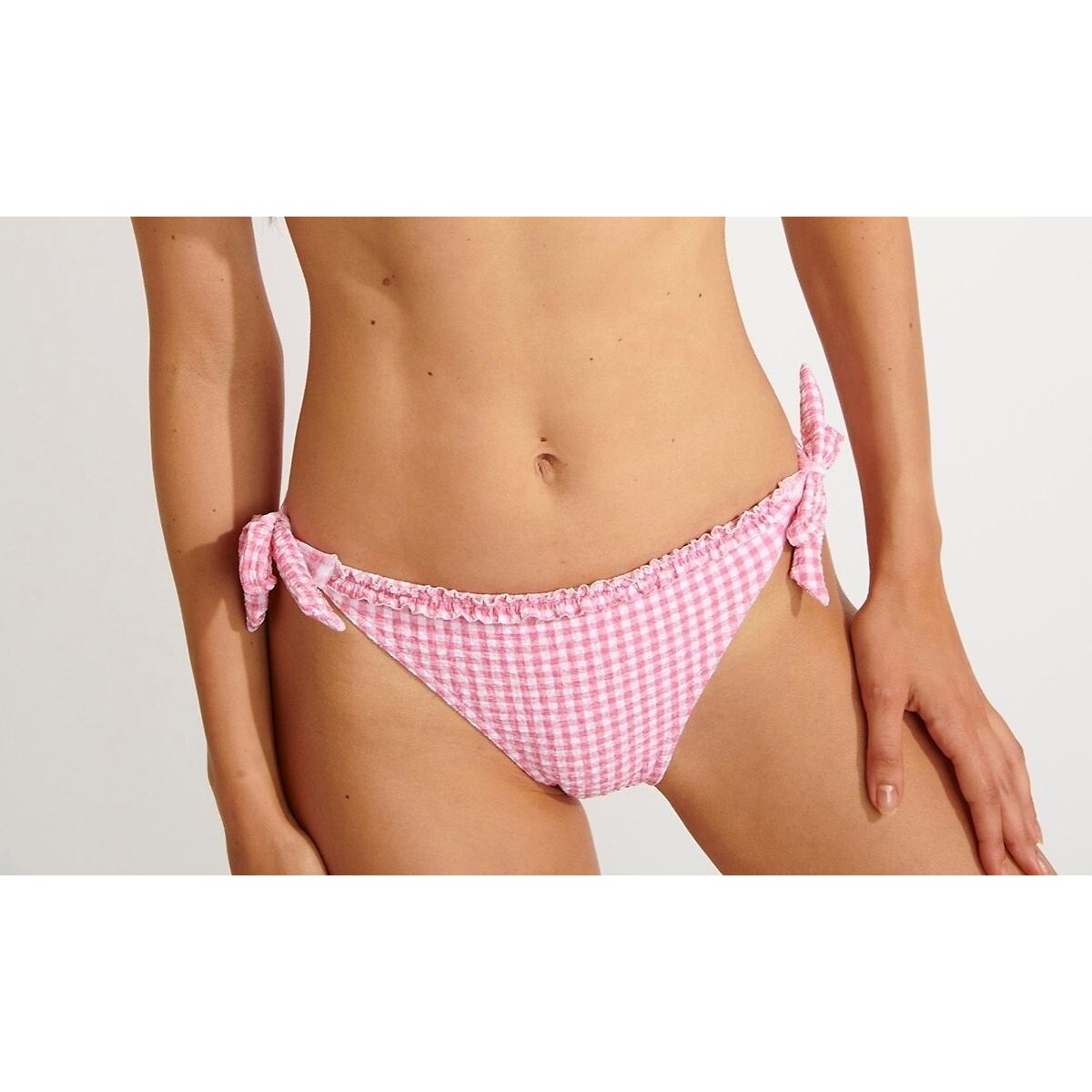Dasia Fantaisy Bikini Bottoms pink gingham check, BANANA MOON
