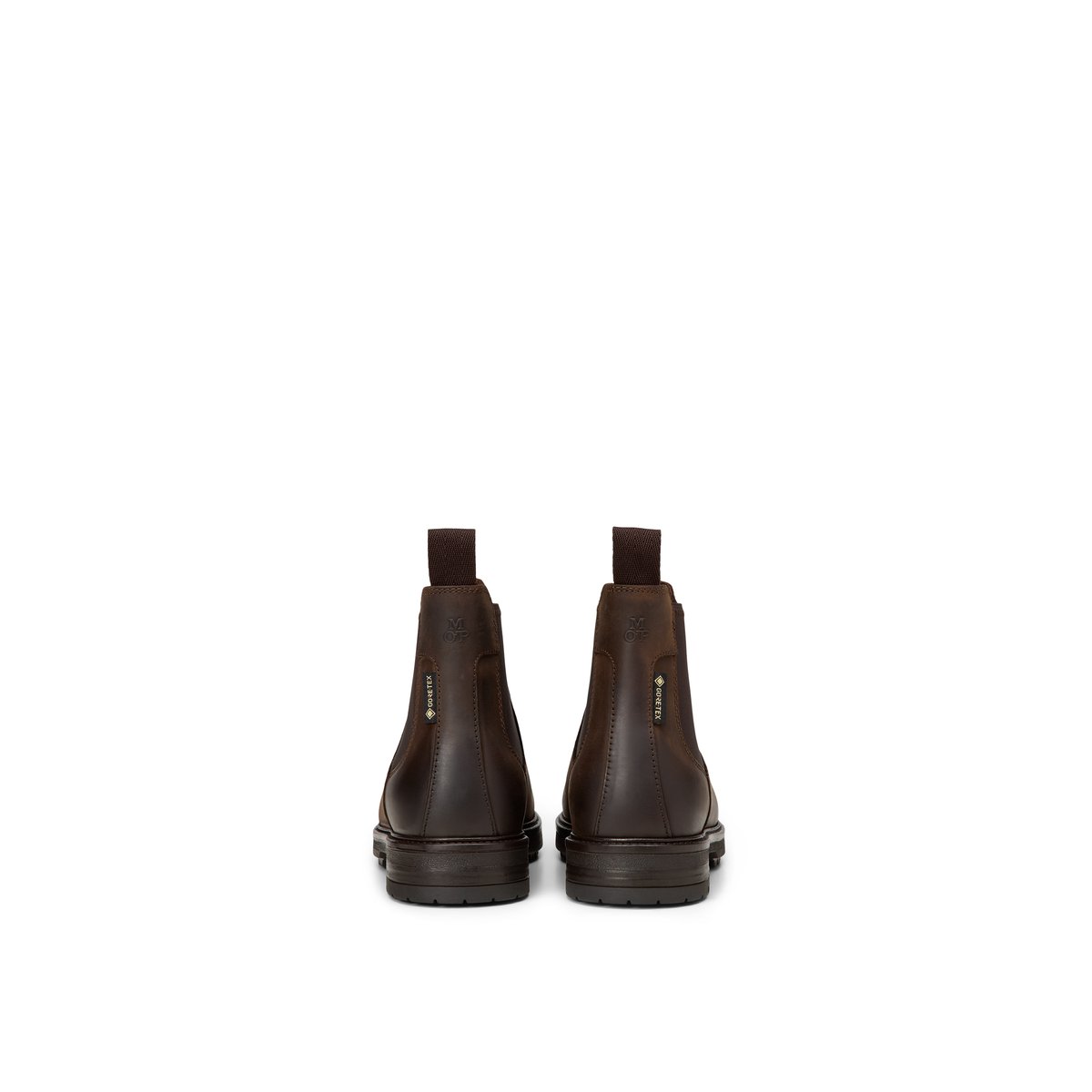 Bottes Chelsea modèle Rony GTX avec membrane Gore-Tex ePE marron foncé, MARC O'POLO