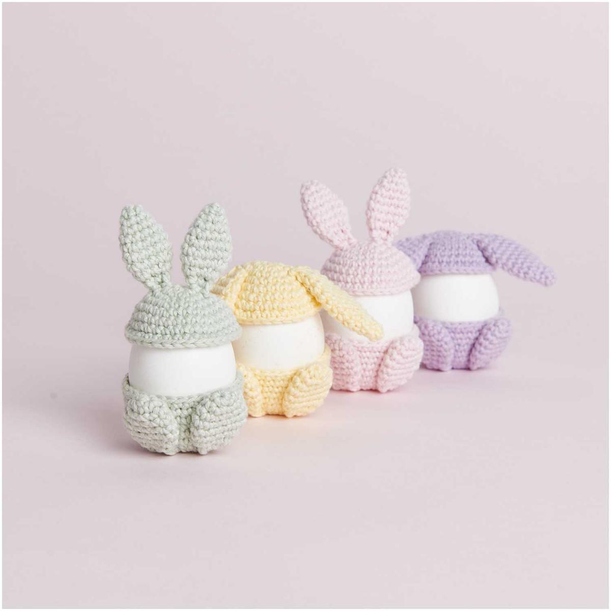 Ricorumi Kit à crochet "Coquetier de Pâques" couleur unique, RICO DESIGN