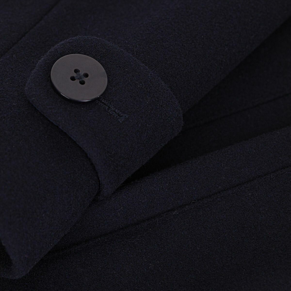 Wool Blend Pea Coat navy blue, PETIT BATEAU