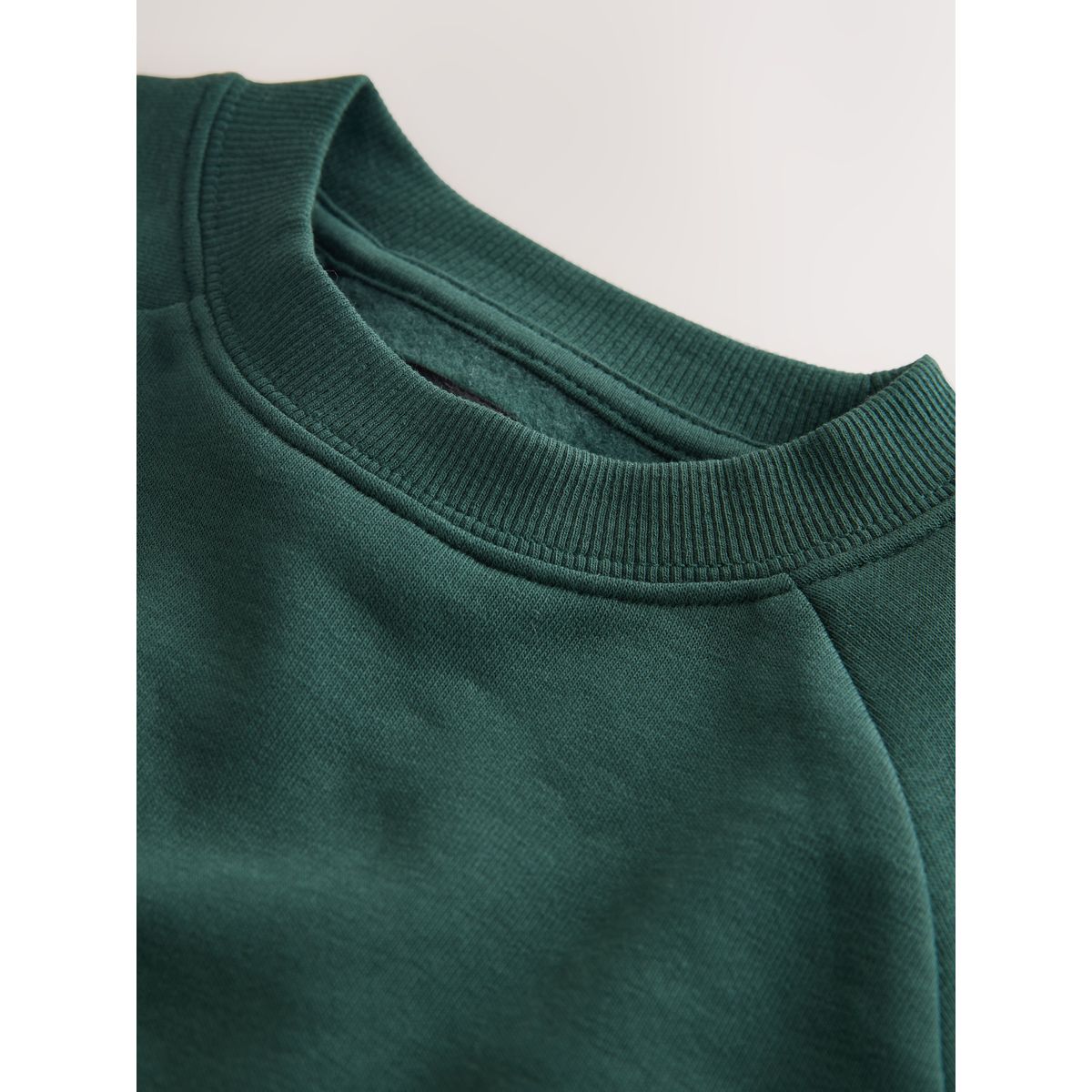 Sweat d'école à col ras du cou, lot de 2 vert, NEXT