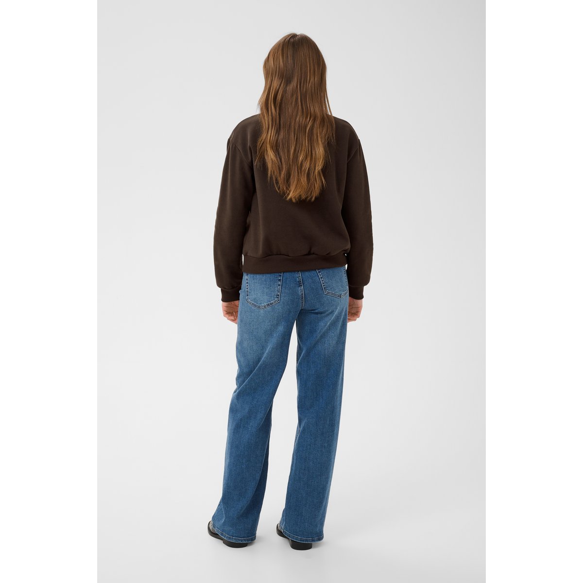 Sweatshirt marron coffee bean, KAFFE