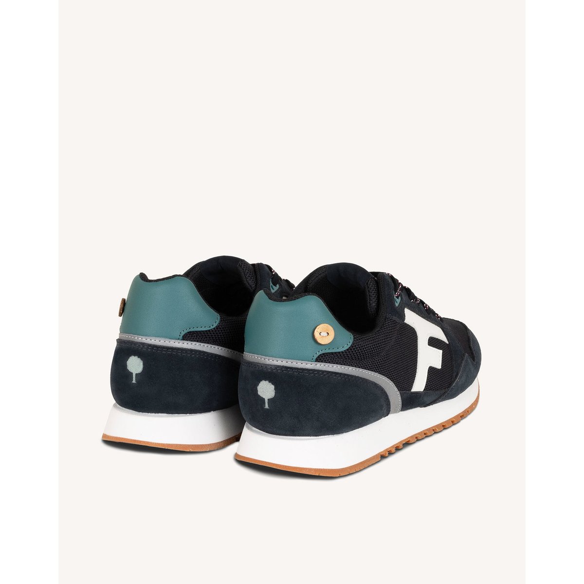 Baskets ELM bleu marine, FAGUO