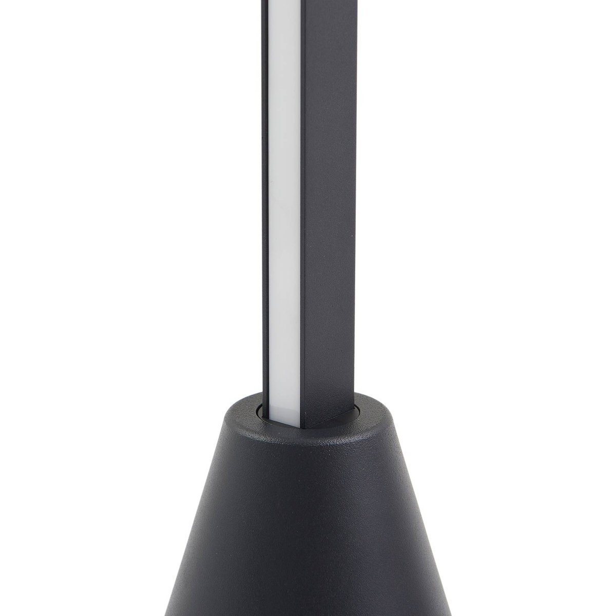 Lampadaire en aluminium moderneLED, Linija noir, blanc, LUCANDE