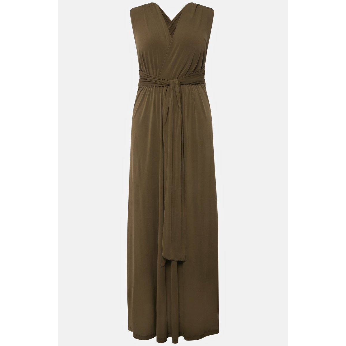 Robe portefeuille en jersey kaki, STUDIO UNTOLD