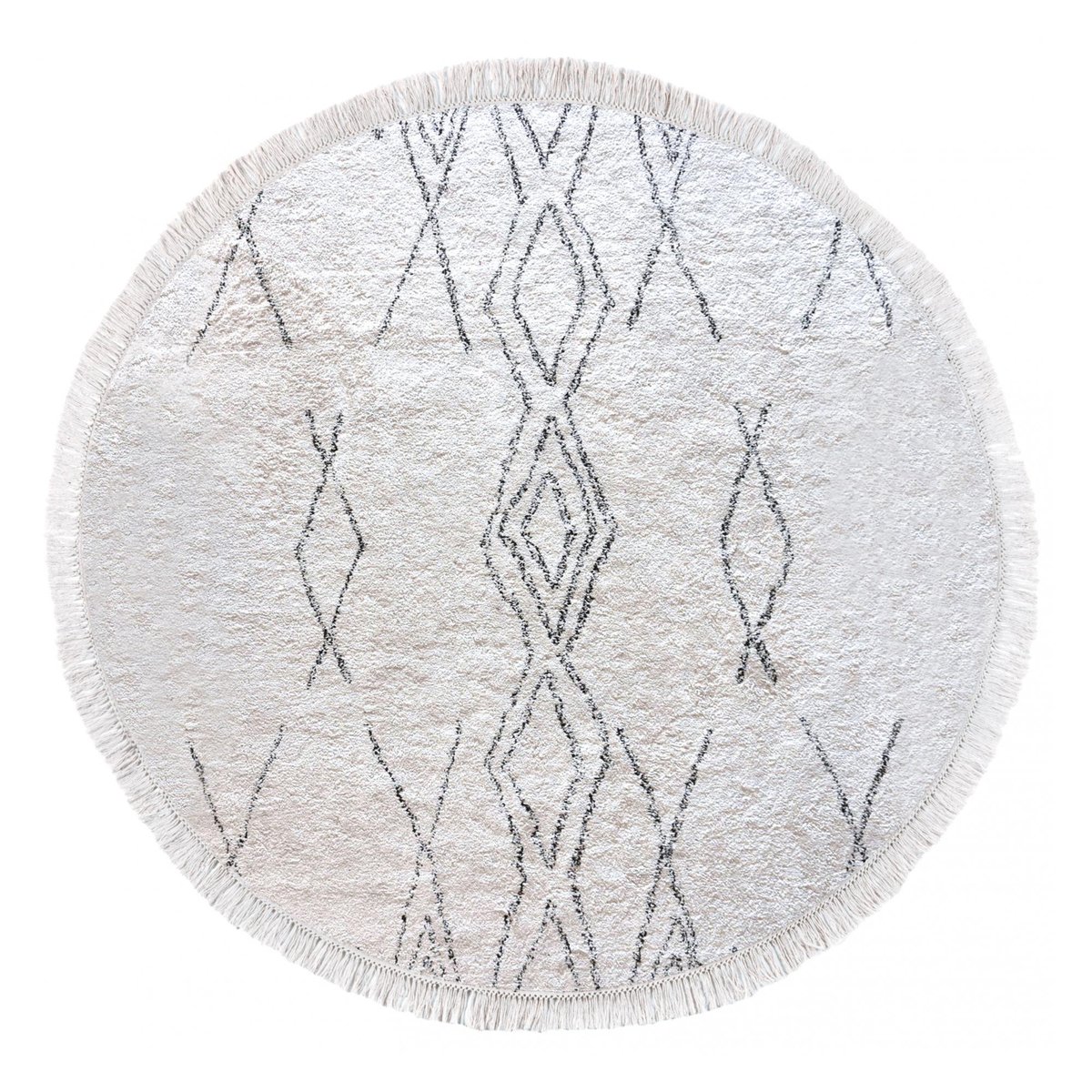 Tapis Crimble ivoire/charbon, THE RUG REPUBLIC