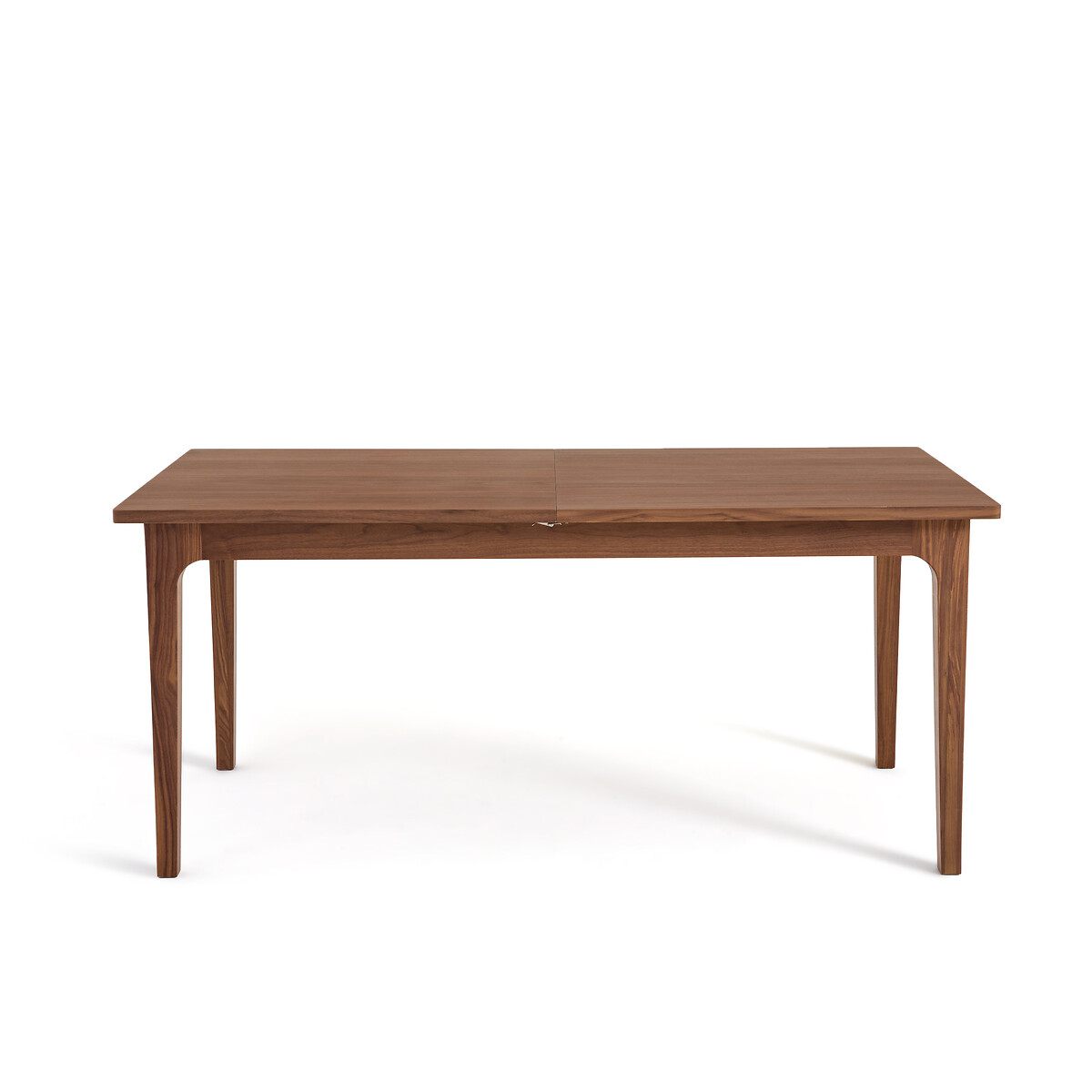 Table à manger, extensible, plaqué noyer, 6 à 10 couverts, VINTELE coloris noyer, LA REDOUTE INTERIEURS