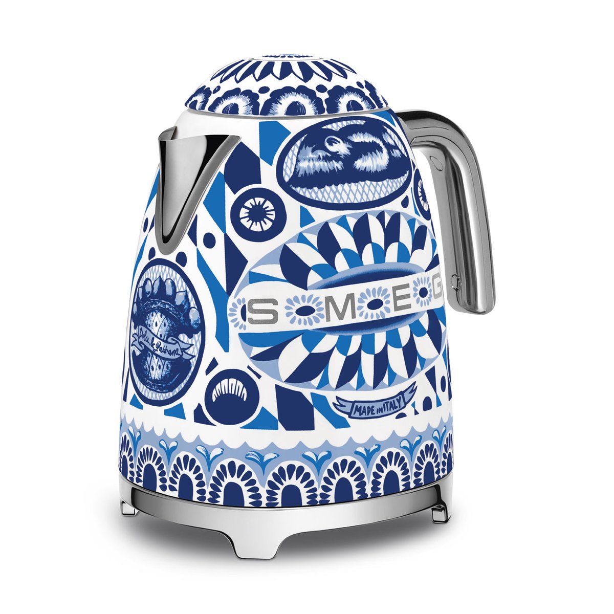 Bouilloire électrique 1,7 litre KLF03 décoré / spécial brillant, SMEG