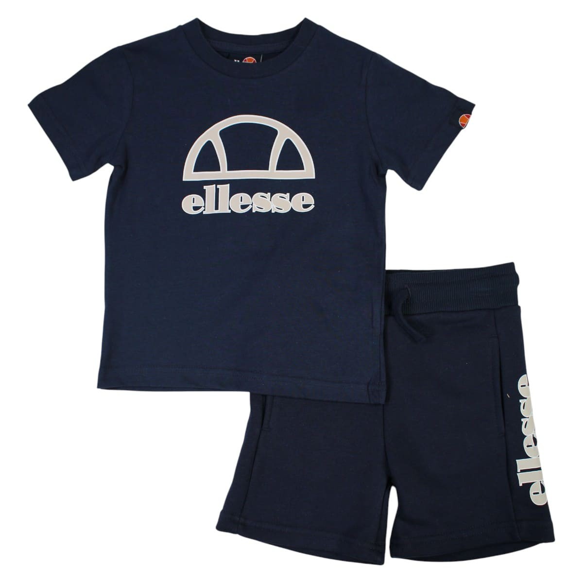 Lot de 2 t-shirts manches courtes et short PLAYGROUND blanc, ELLESSE