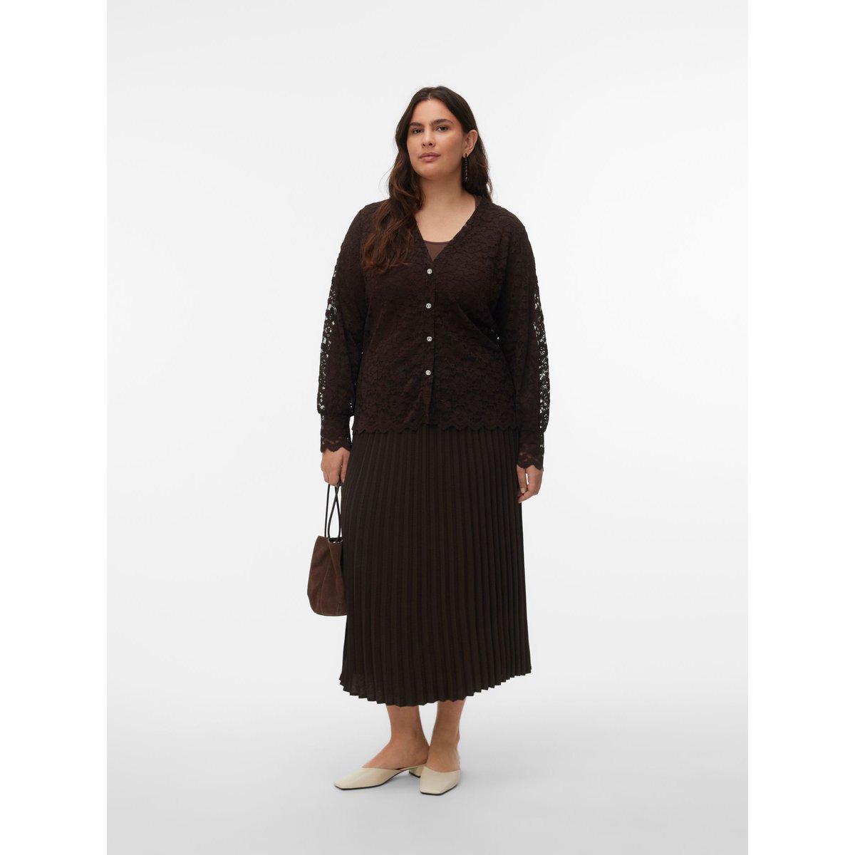 Jupe marron - chocolate torte, VERO MODA