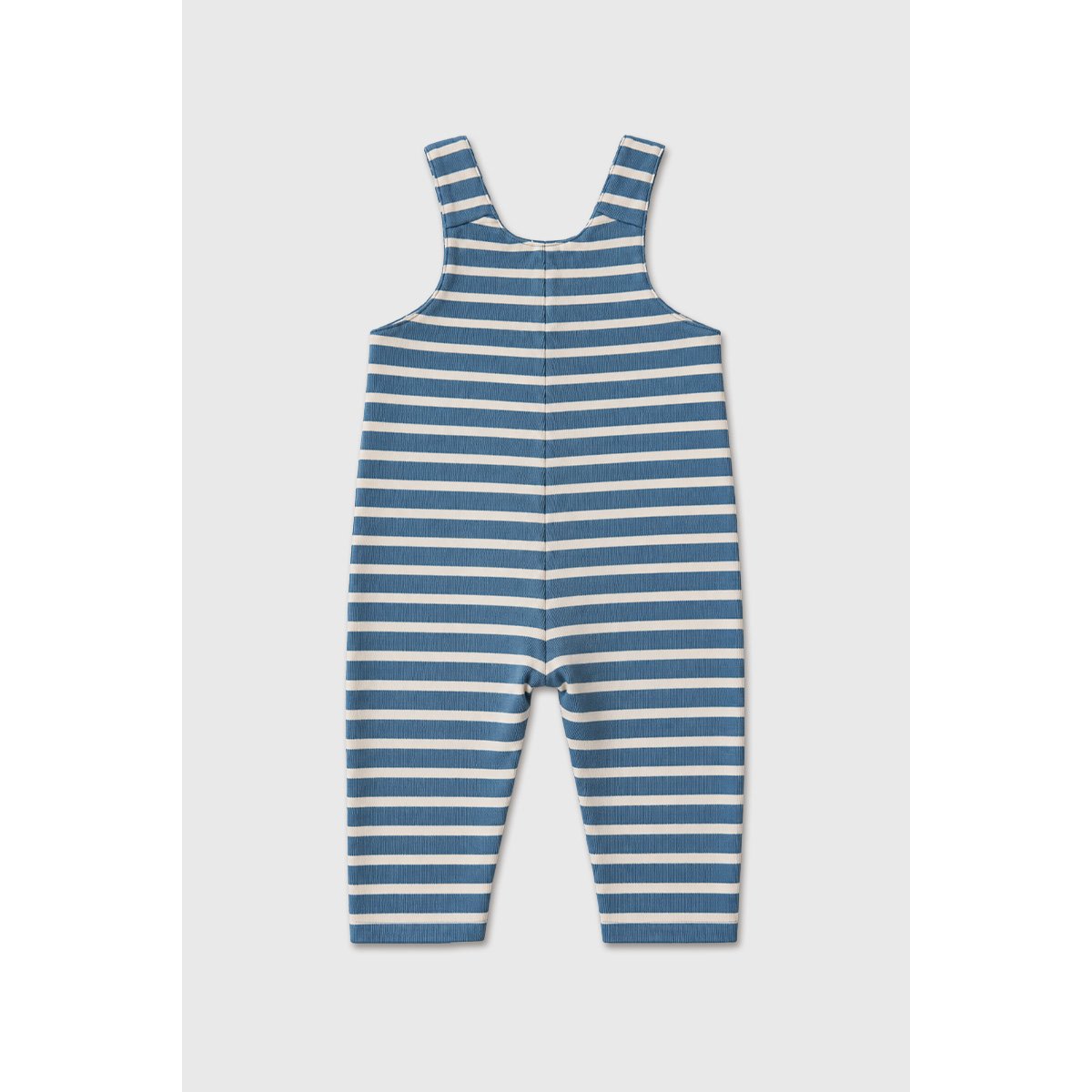 Salopette rayée Baby - coton épais bluefin/nature, ARMOR-LUX
