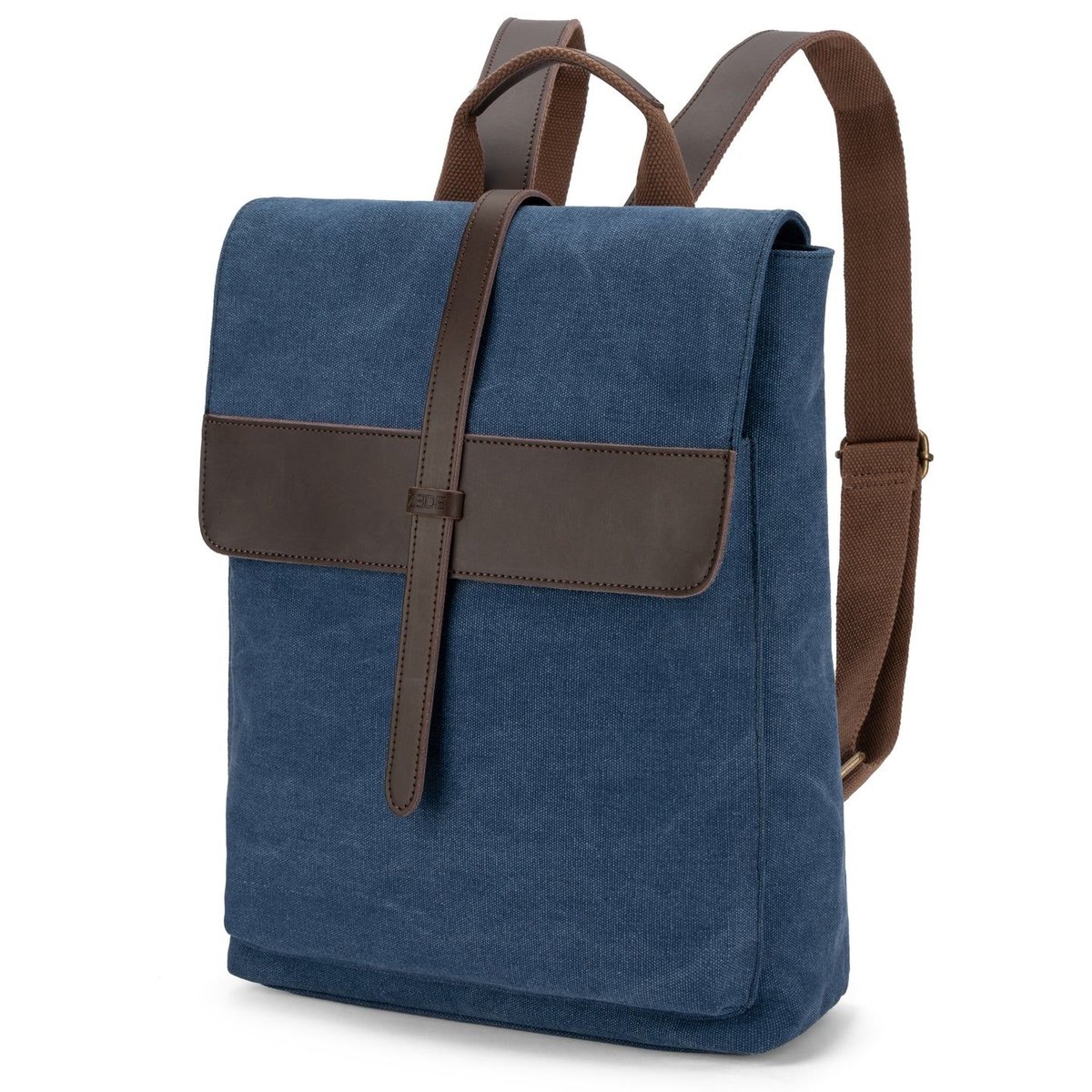 Sac à dos en toile et cuir BOTZARIS denim, OH MY BAG