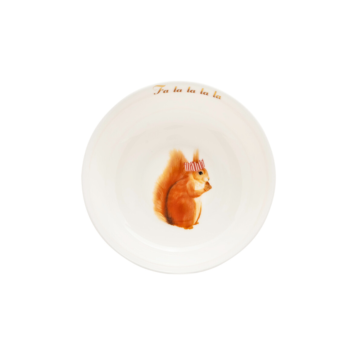 19cm Xmas Squirrel Serving Bowl multi-coloured, YVONNE ELLEN