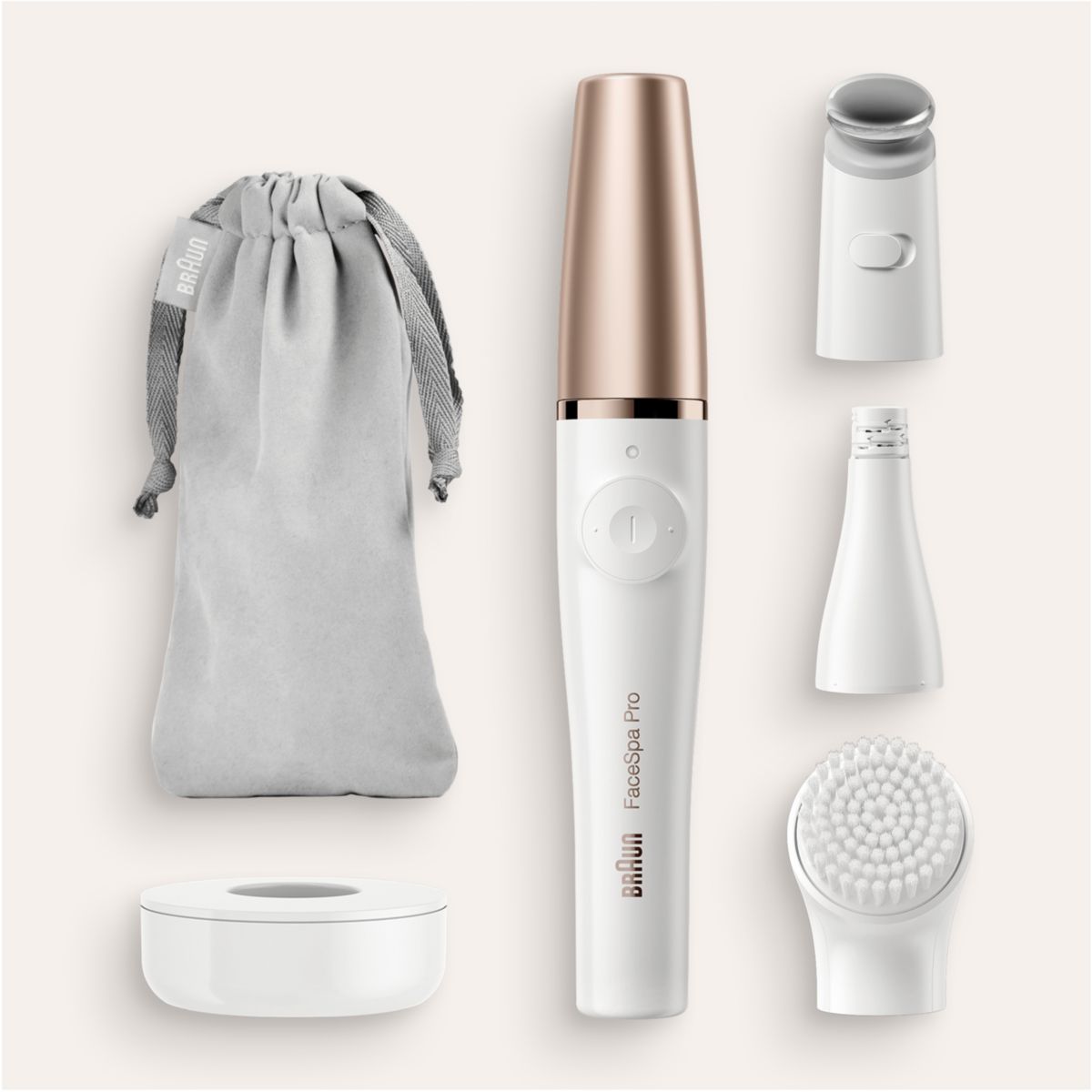 Epilateur FaceSpa Pro 911 + brosse visage couleur unique, BRAUN