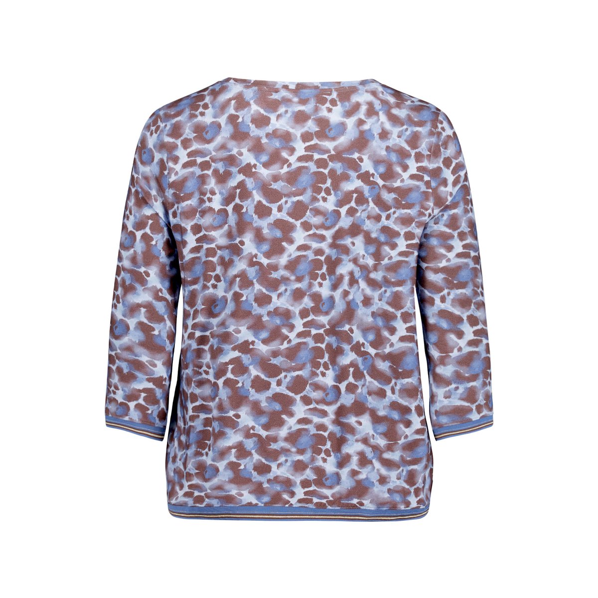 Haut casual à élastique bleu/marron, BETTY BARCLAY