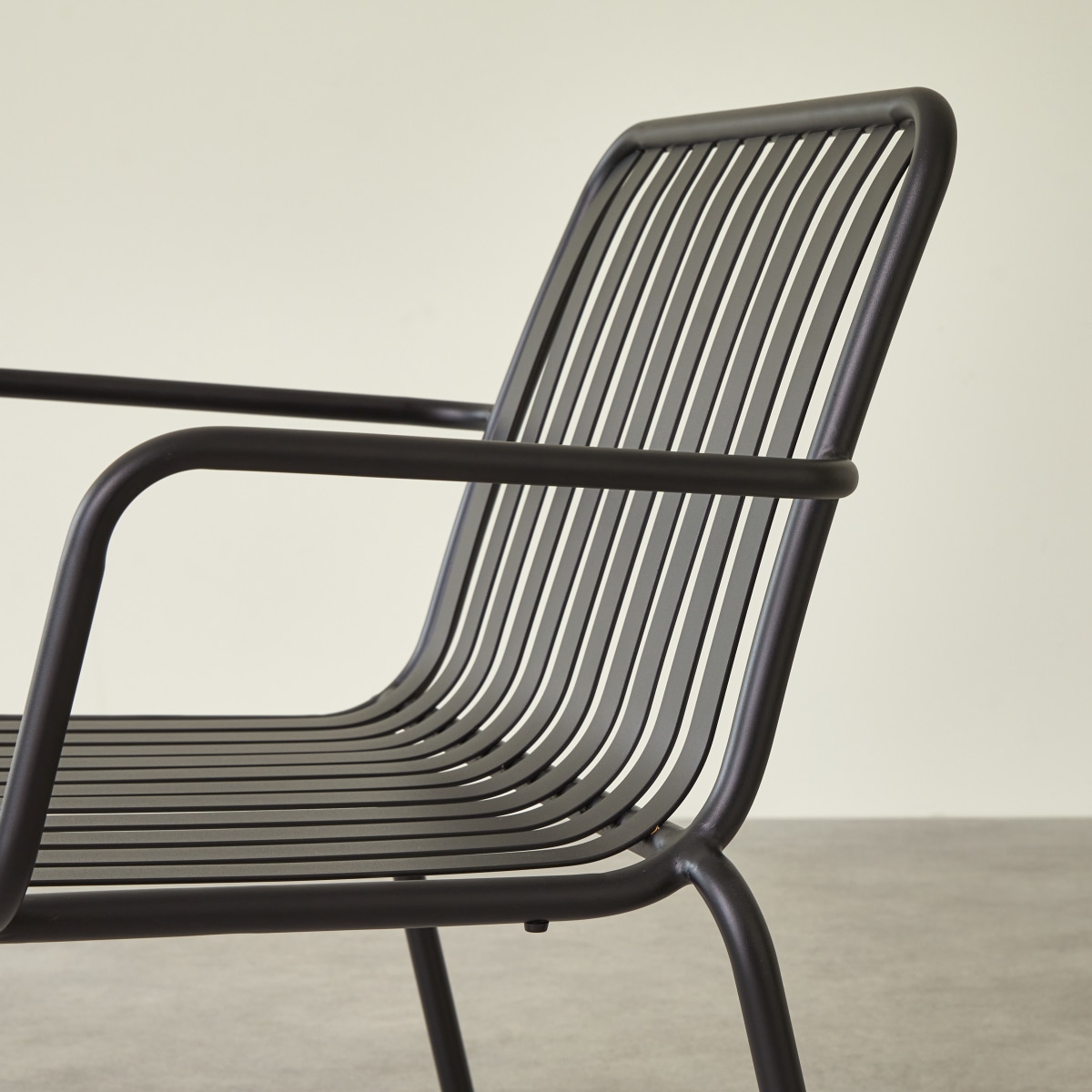 Fauteuil de jardin, GABY noir, TIKAMOON