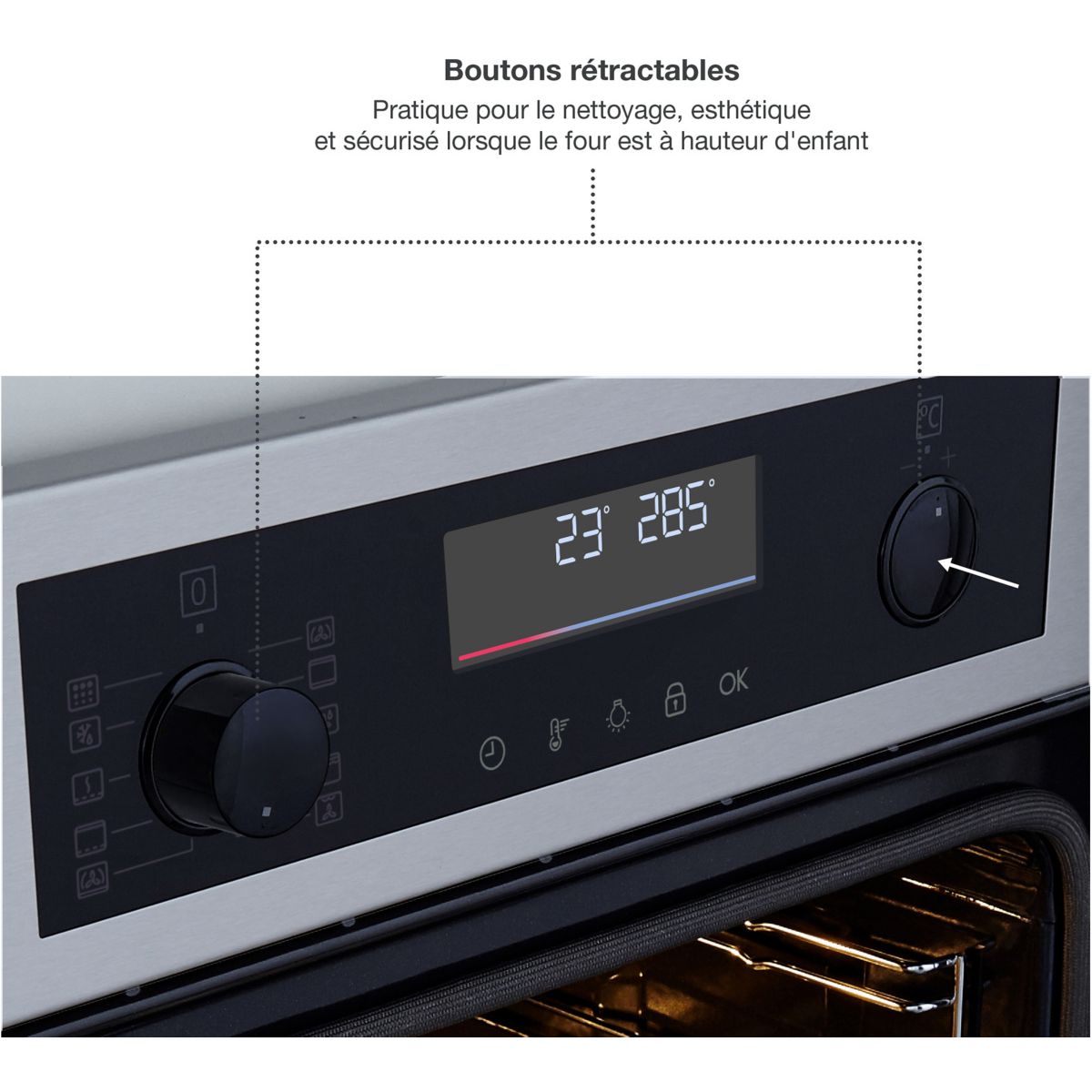 Four encastrable EFMP 105i2 inox, ESSENTIEL B