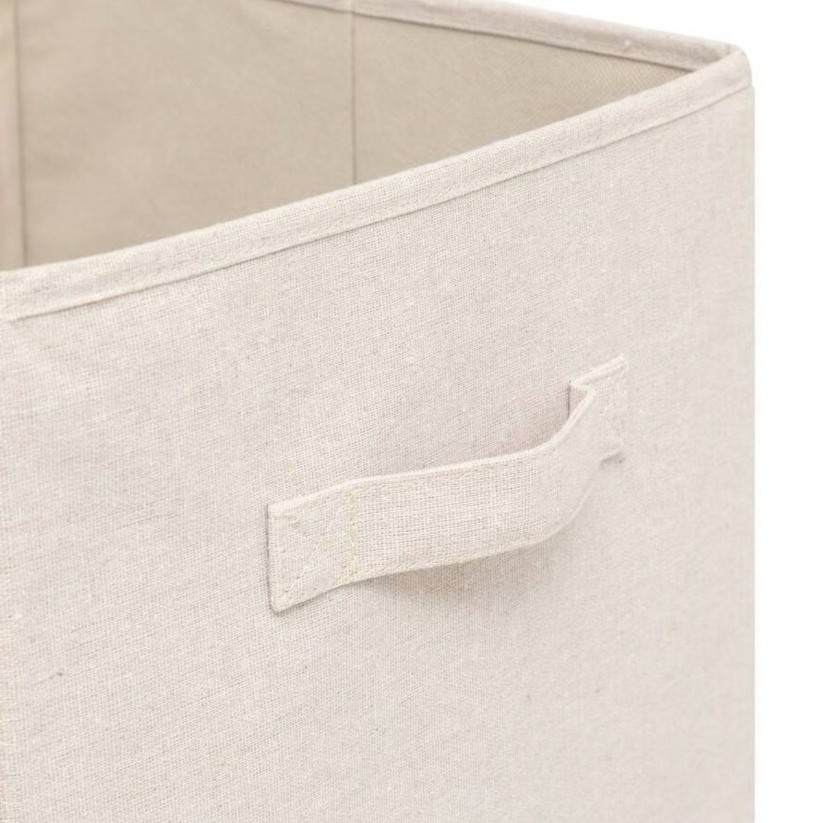 Lot de 6 boîtes de rangement TIDY BOX beige, TOILINUX