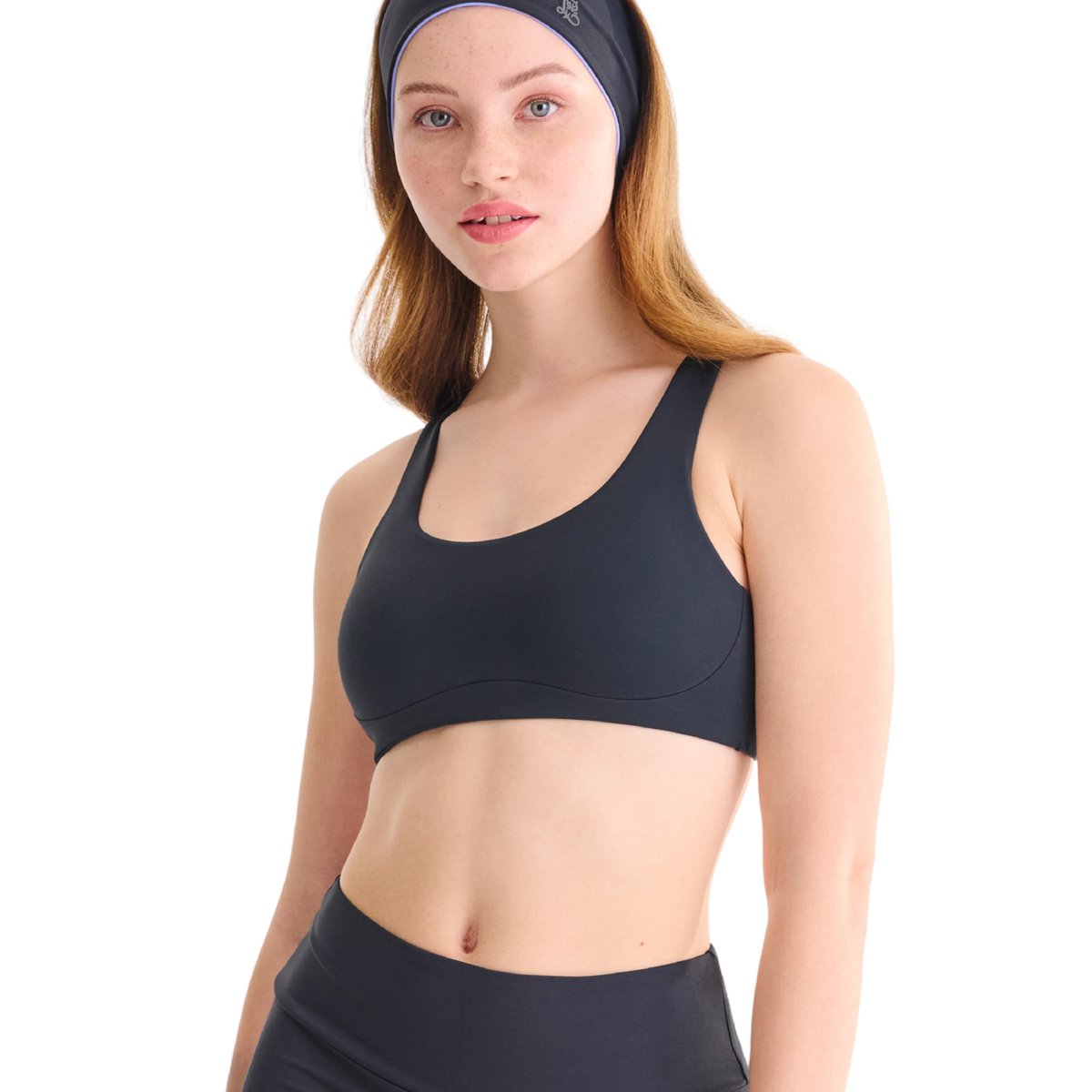 Soutien-gorge brassière de sport préformée sans armatures FREE MOVE gris, LISCA