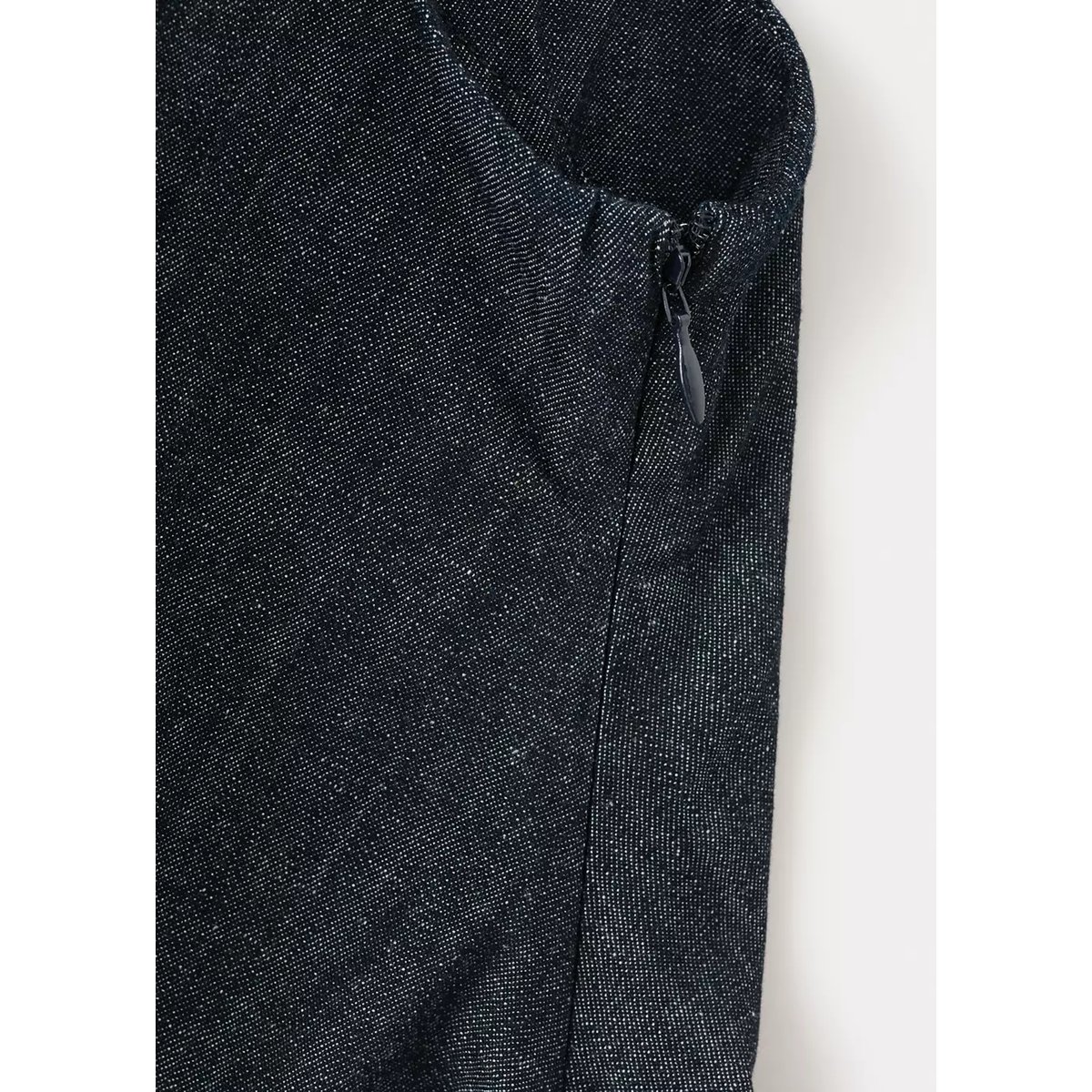 Top asymétrique coton bleu, MANGO