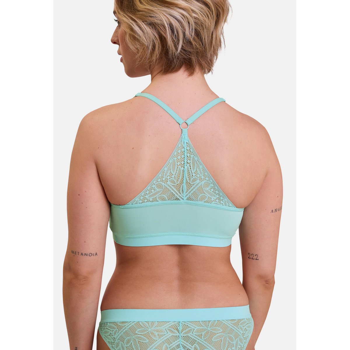 Brassière ZEN LIGHT DENTELLE turquoise pastel, BILLET DOUX