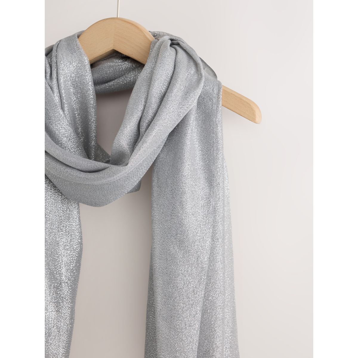Foulard léger scintillant argent, NEXT