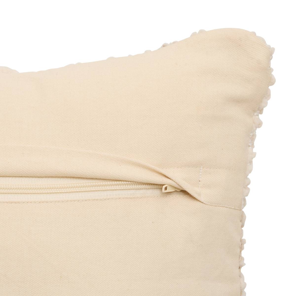 Coussin rectangulaire AMEYA beige lin, ATMOSPHERA