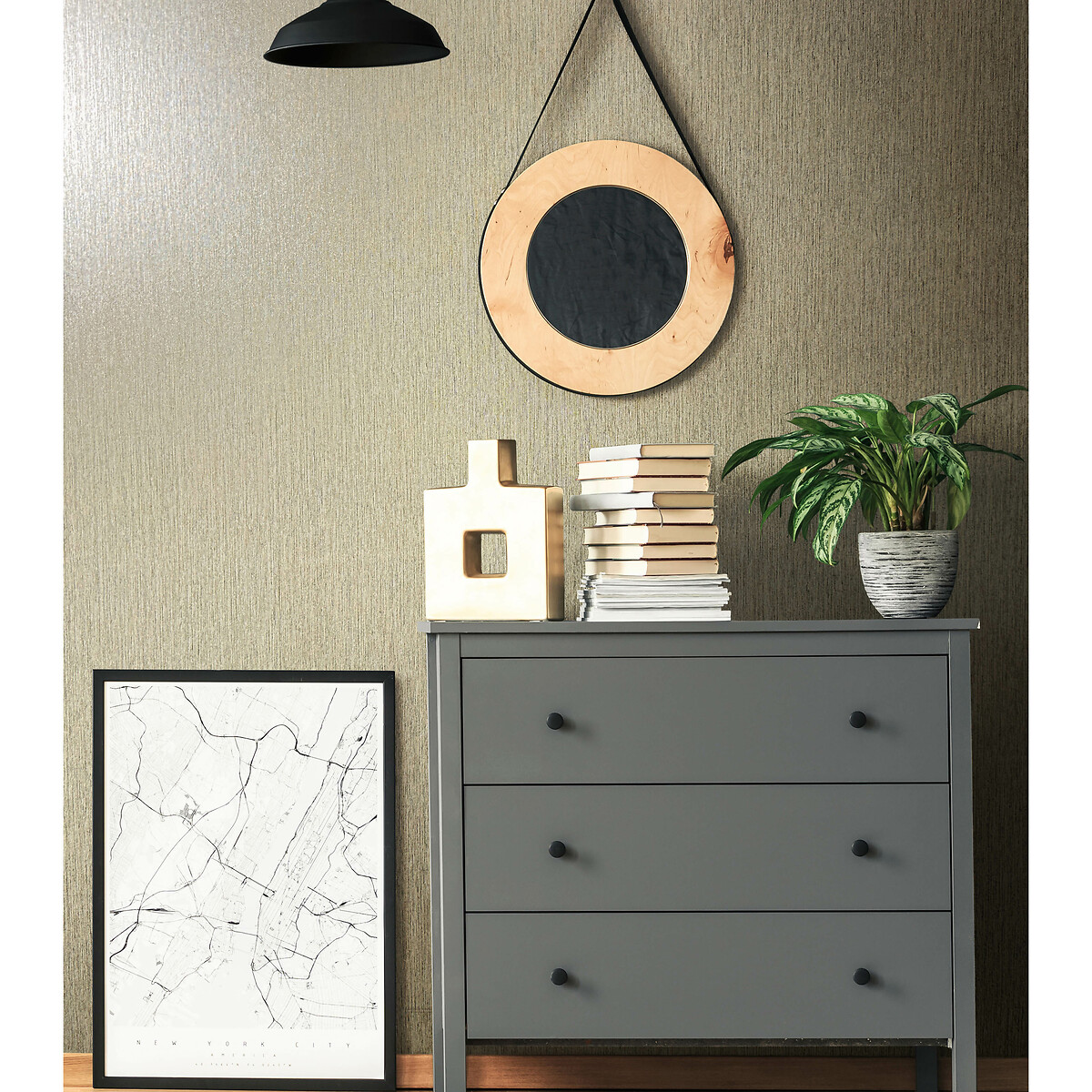 Papel de parede Kylie 8219, INTERELIFE bege, INTERELIFE