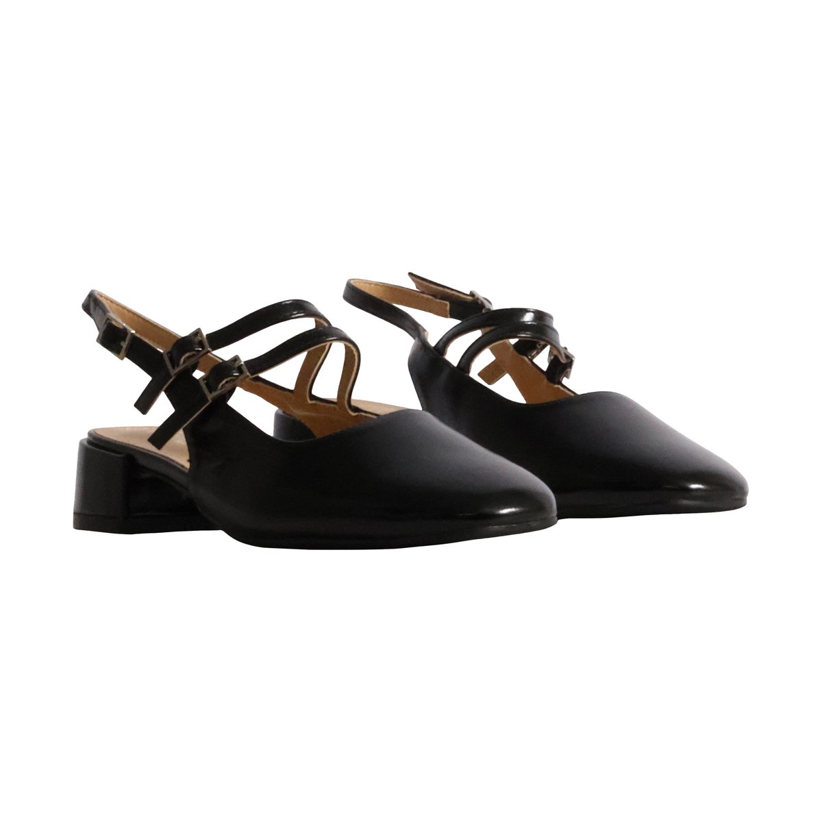 Escarpins à Brides Inia noir, ENZA NUCCI