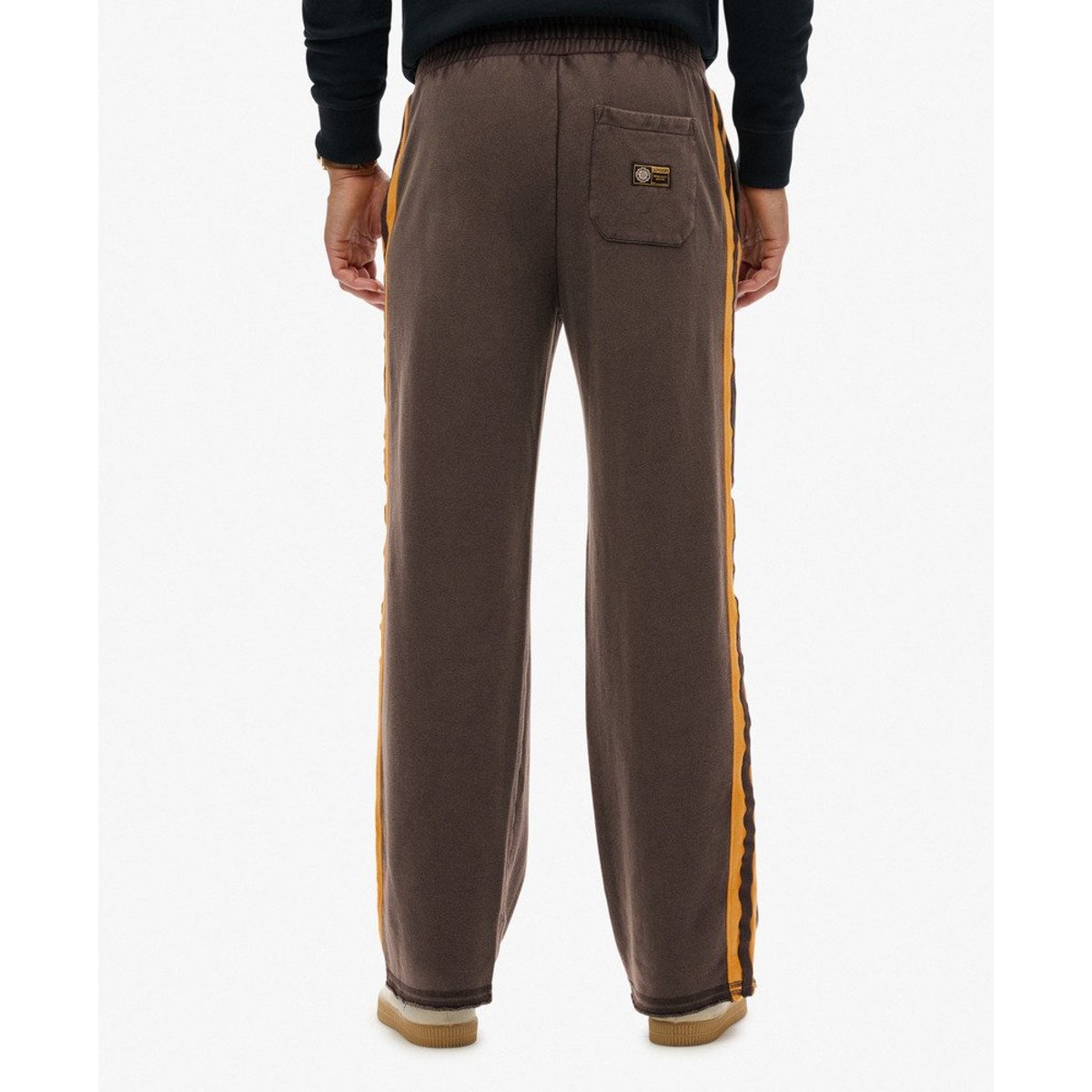Pantalon de survêtement Athletic Fives marron délavé/doré track, SUPERDRY