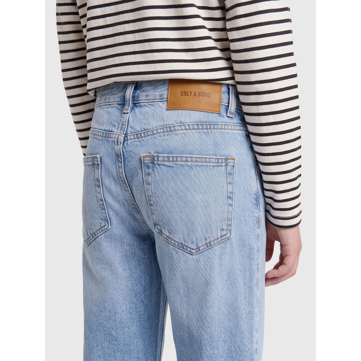 Coupe Regular light blue denim 1, ONLY & SONS JUNIOR