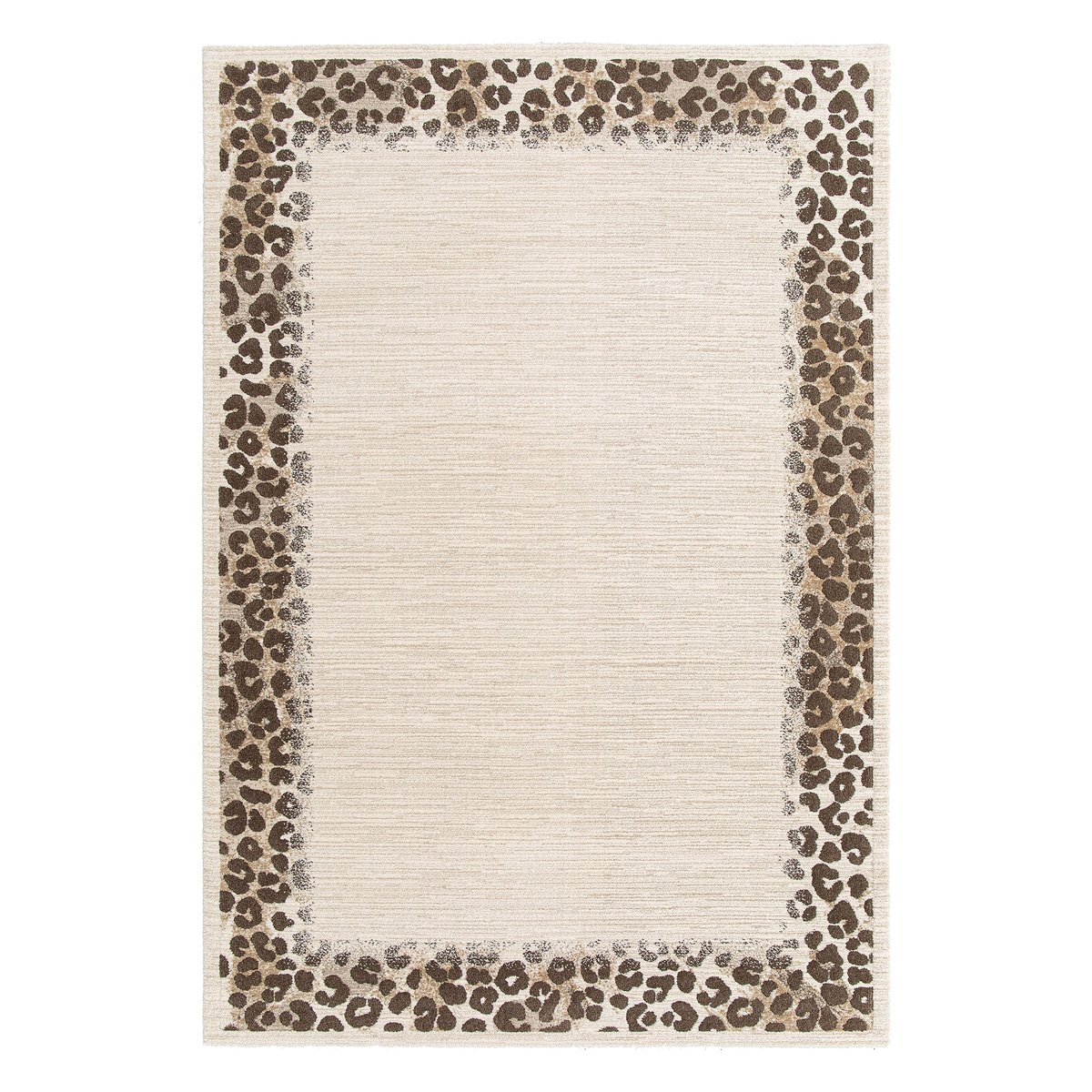 Tapis doux au design léopard WILD beige sable, AFK LIVING