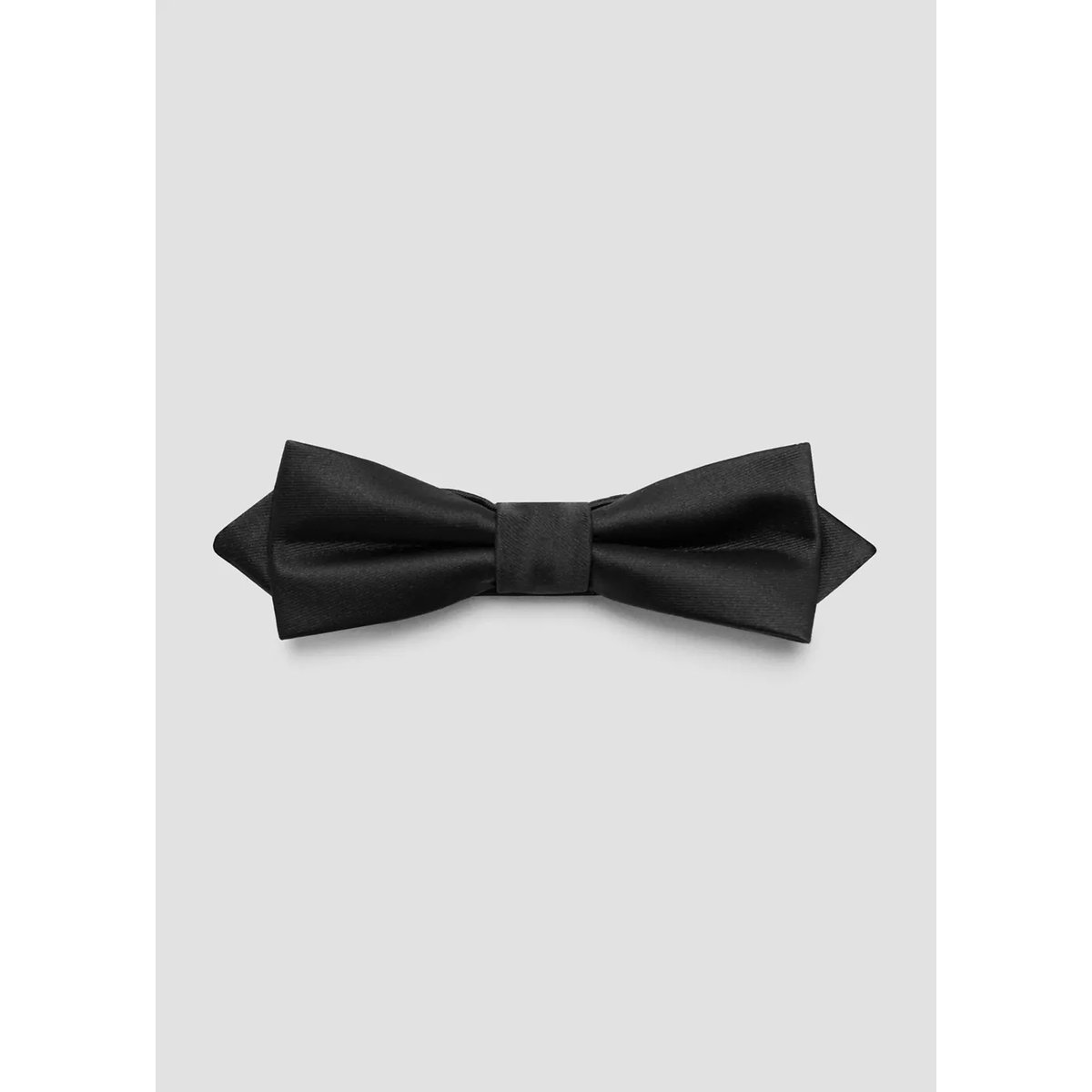 Nœud papillon classique pointe diamant noir, MANGO MAN