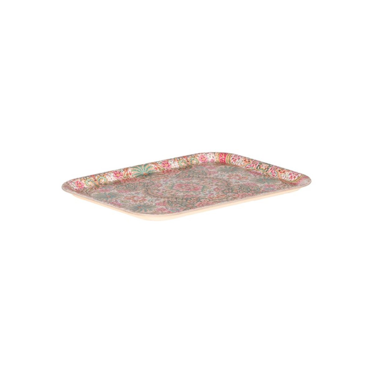Plateau rectangulaire Safia 27cm x 20 cm multicolore, TABLE PASSION