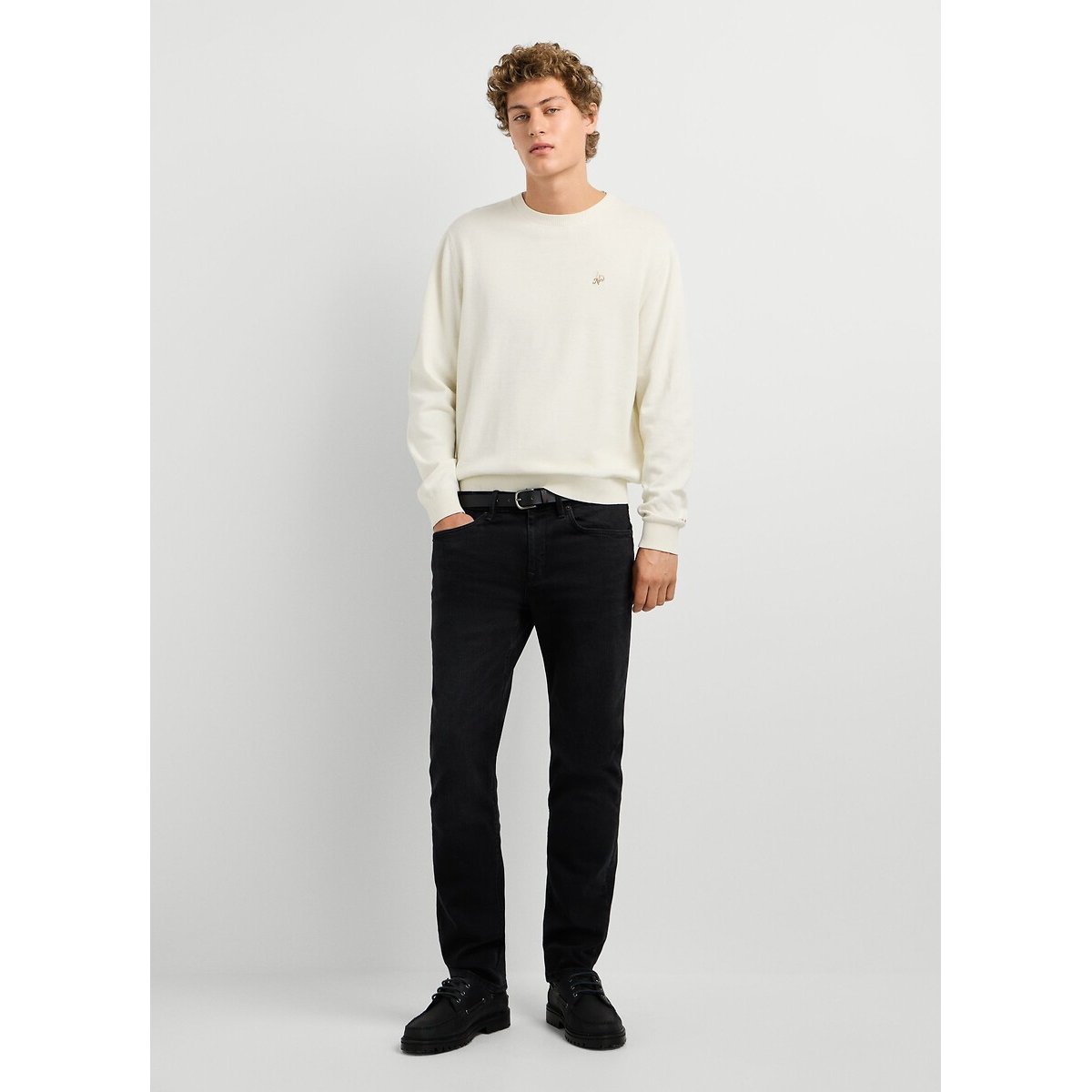 Slim-Fit-Jeans HATCH black stone washed, PEPE JEANS