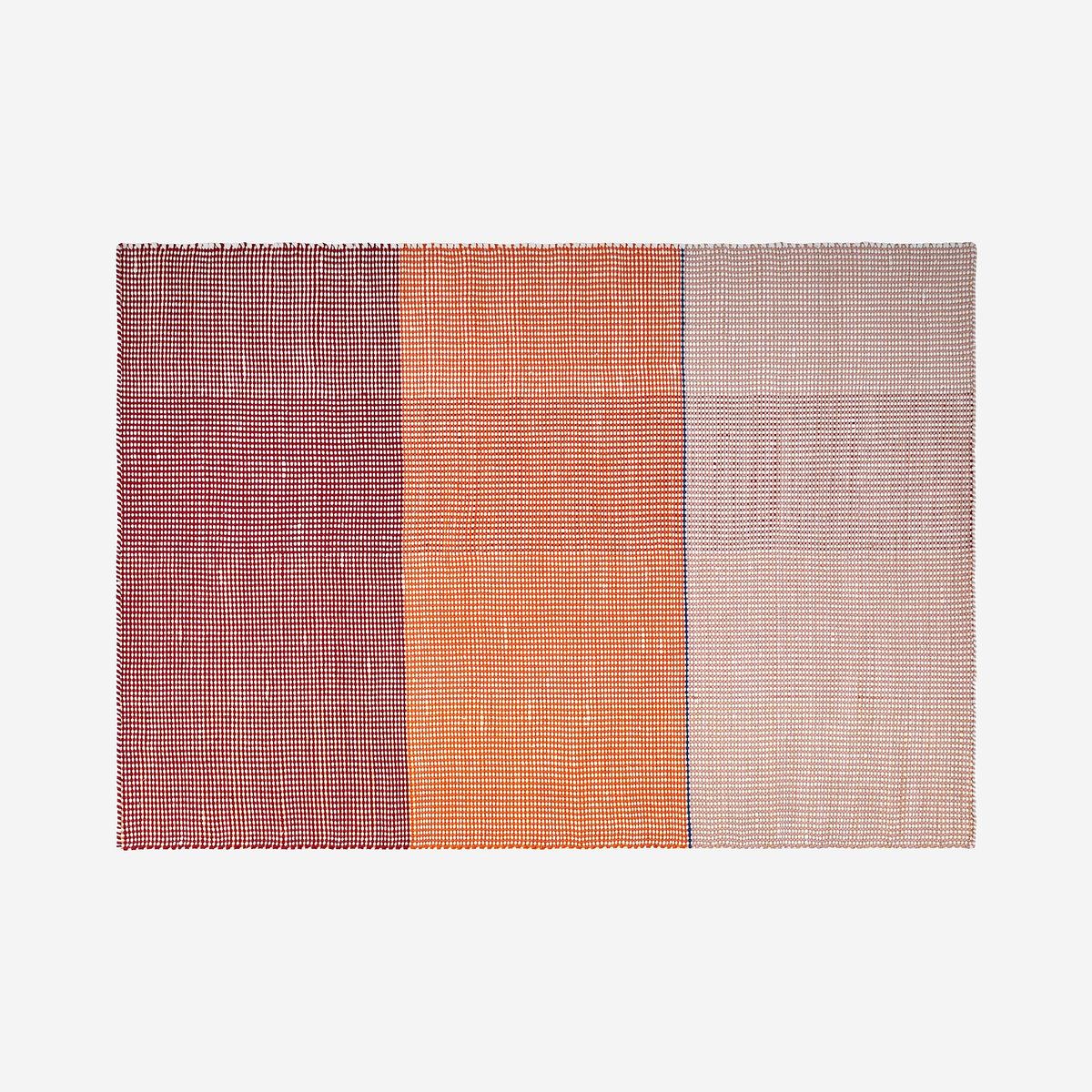 Tapis tissé CYBELE orange, multicolore, HABITAT