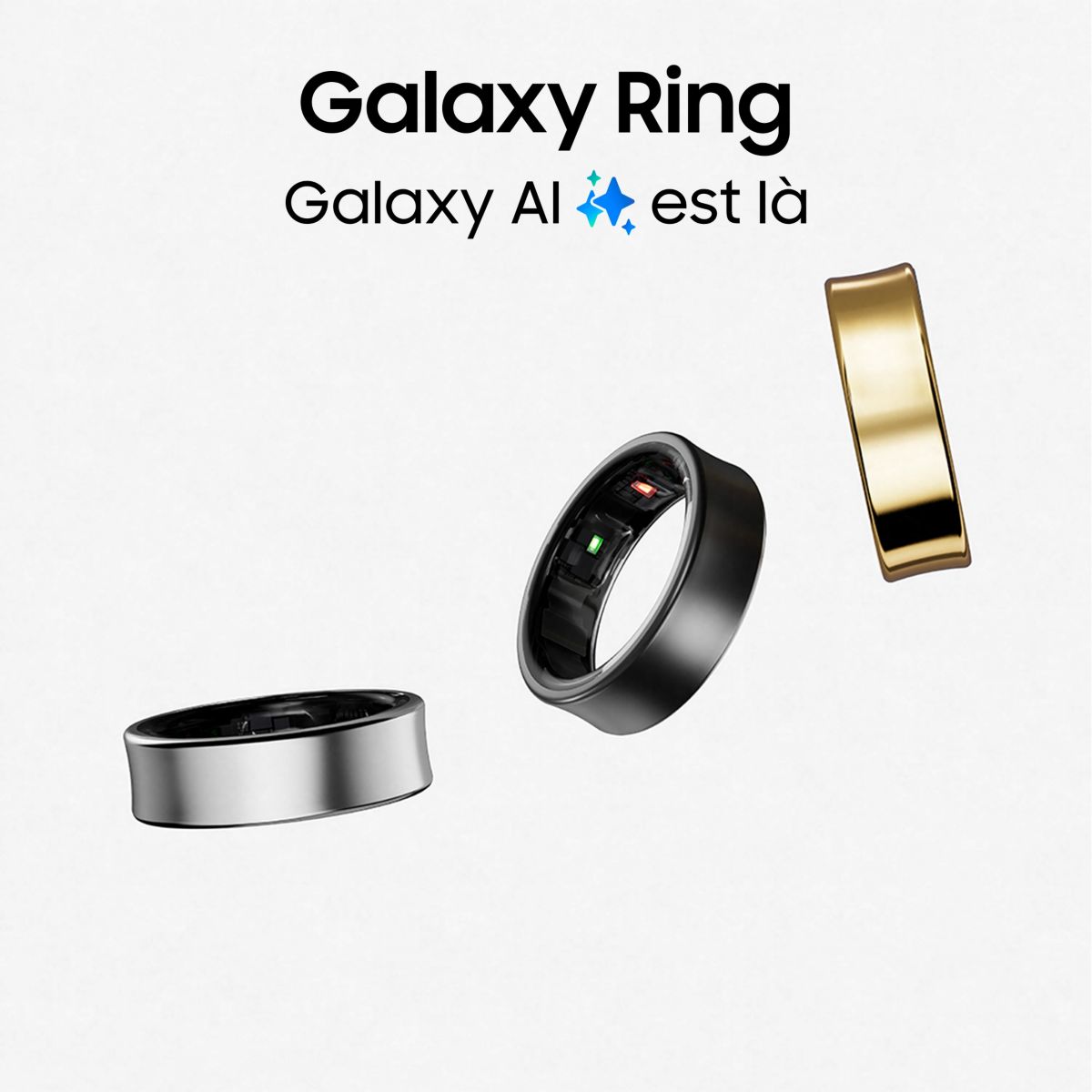 Bague connectée Ring taille 5 Or or, SAMSUNG