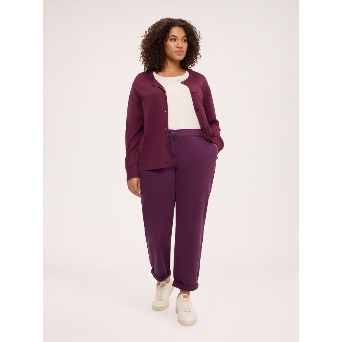 Pantalon chino violet, FIORELLA RUBINO